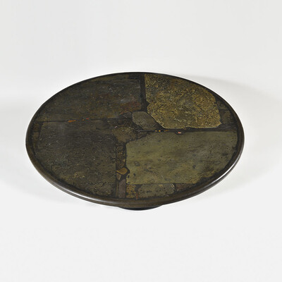 bronze color big Paul Kingma coffee table