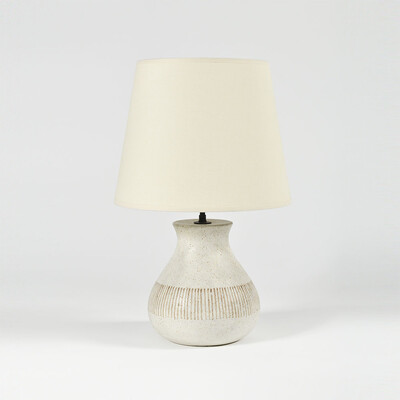 Bruno Gambone Ceramic Table Lamp Italy 1980 Elegant Vintage Italian Design