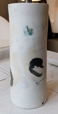 extra large ceramic table lamp Bruno Gambone