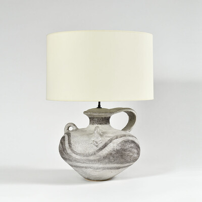 extra large ceramic table lamp by Marcello Fantoni