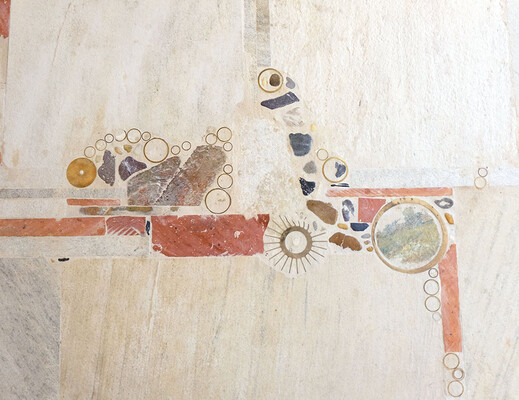 Huge rare Paul Kingma brutalist white coffee table