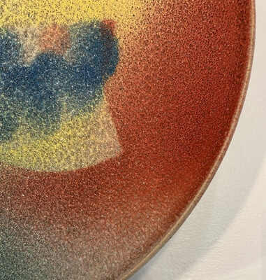 italian ceramic plates 1990 Carlo Zauli