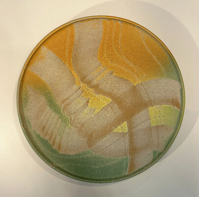 italian ceramic plates 1990 Carlo Zauli