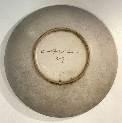 italian ceramic plates 1990 Carlo Zauli