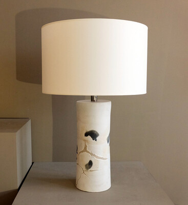 rare big Bruno Gambone table lamp