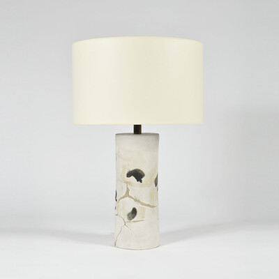 rare big Bruno Gambone table lamp