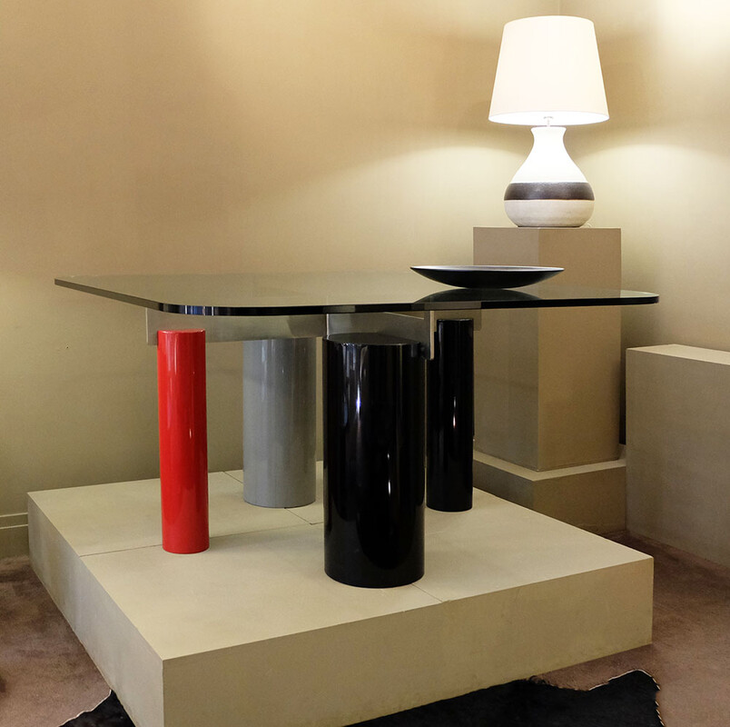 stylish vintage italian 1970s dining-table