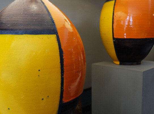 Très grandes lampes Aldo Londi Bitossi