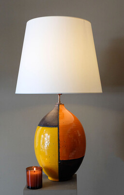 Très grandes lampes Aldo Londi Bitossi