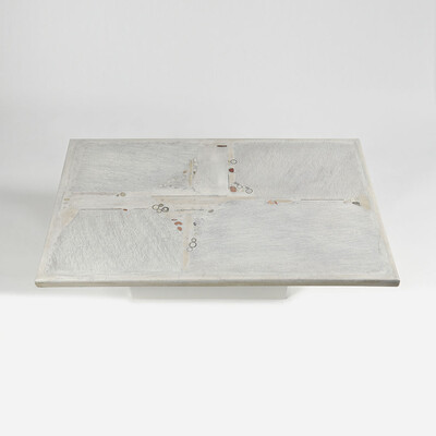 white rectangular 80s Kingma table